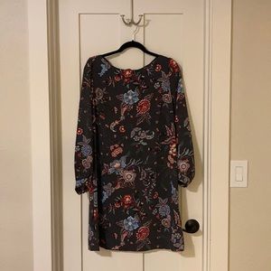 NWT Grey floral dress